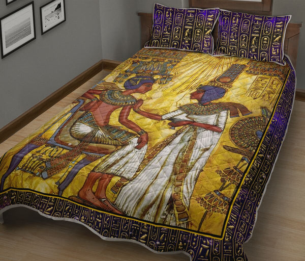 Egyptians Galaxy - Bed Set - Love Quilt Bedding Set