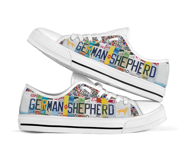 German Shepherd Low Top Shoes - Love Low Top Shoes