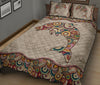 Dolphin Mandala Vintage Quilt Bed Set - Love Quilt Bedding Set