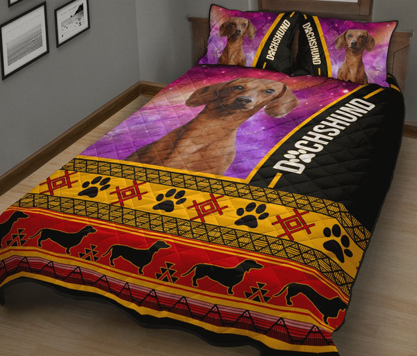 Dachshund Native - Bed Set- Love Quilt Bedding Set