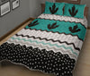 Dinosaurs Footprint Pattern Quilt Bed Set - Love Quilt Bedding Set