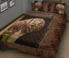 Owl Animal Leather Style Quilt Bed Set - Love Quilt Bedding Set