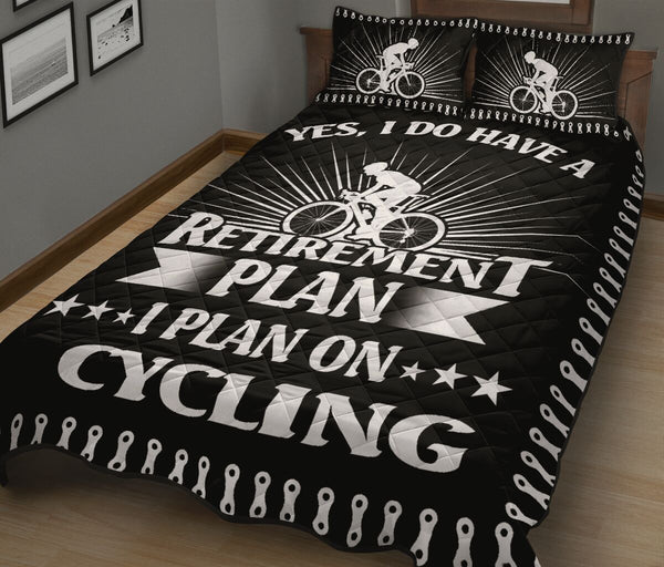 Cycling Plan - Bed Set - Love Quilt Bedding Set