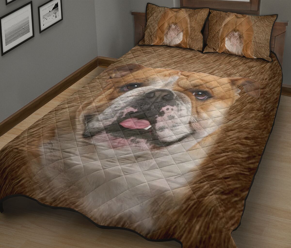 Bulldog Body - Bed Set - Love Quilt Bedding Set