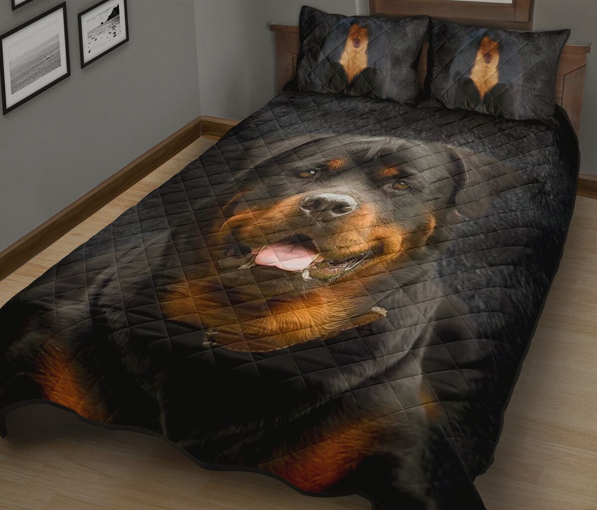 Rottweiler Body - Bed Set - Love Quilt Bedding Set