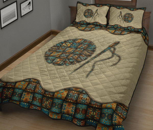 Quilt Bed Set - Mandala - Crochet 15 - Love Quilt Bedding Set