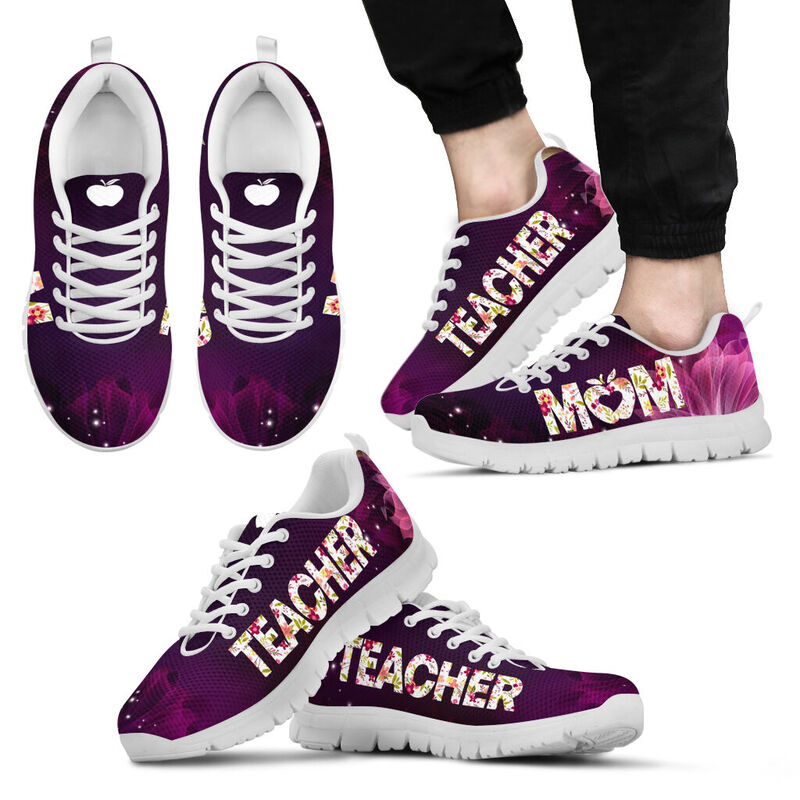 Teacher Mom Shoes Sneakers, Runni- Love Sneakers