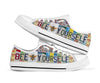 Bee Yourself License Plates Low Top Shoes