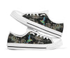 Hummingbird Flower Art Low Top  Shoes