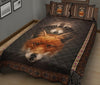 Fox Raccoon Quilt Bed Set 55 - Love Quilt Bedding Set