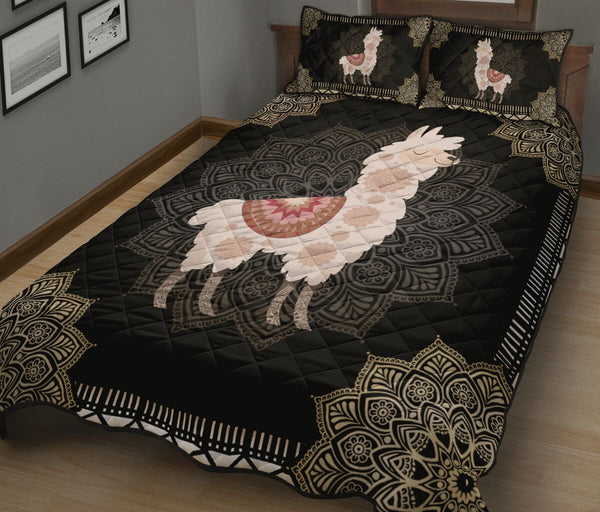 Llama Quilt Bed Set 19 - Love Quilt Bedding Set