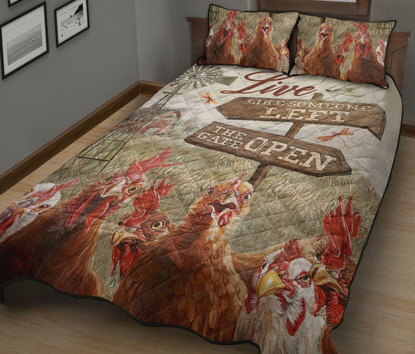 Quilt Bed Set - Farming - Chicken 27 - Love Quilt Bedding Set