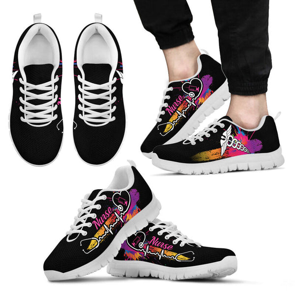 Nurse Hb Art Sneakers, Running Shoes, Shoes For Women, Shoes For Men, Custom Shoes, L- Love Sneakers
