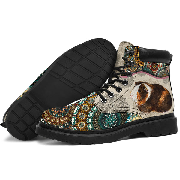 Guinea Pig - Vintage Mandala Asboot Sky - Love All Season Boots