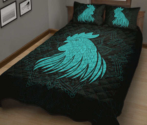 Chicken Quilt Bed Set 62 - Love Quilt Bedding Set