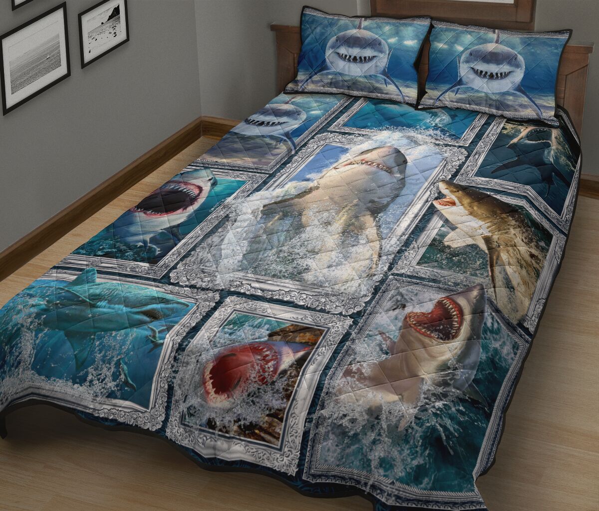 Sharks - Bed Set - Love Quilt Bedding Set