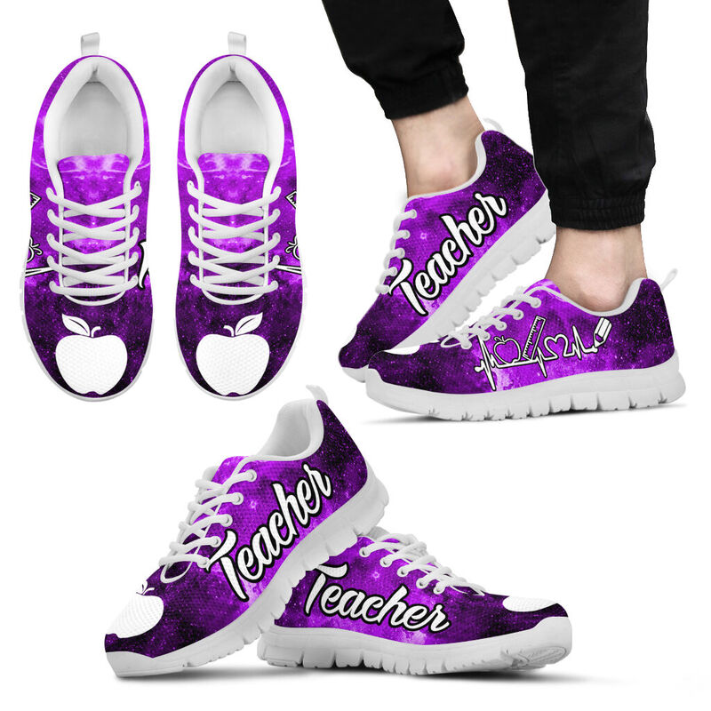 Teacher Galaxy Pp Sneakers, Running Shoes, Shoes For Women, Shoes For Men, Custom Shoes, L- Love Sneakers