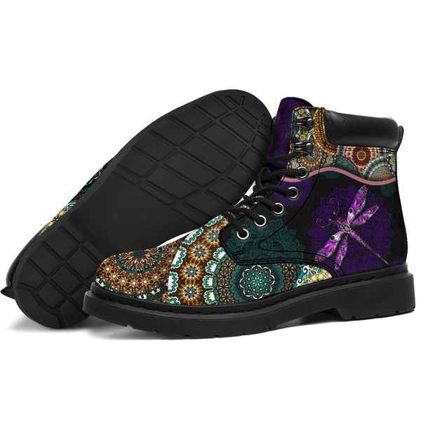 Dragonfly - Vintage Mandala Asboot Sky Kd - Love All Season Boots