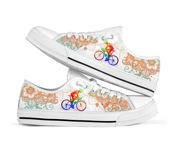 Cycling Mandala Color - Low Top Shoe - Love Love Top Shoes
