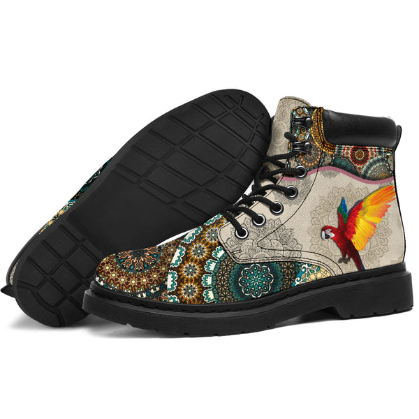 Bird - Vintage Mandala Asbook - Love All Season Boots