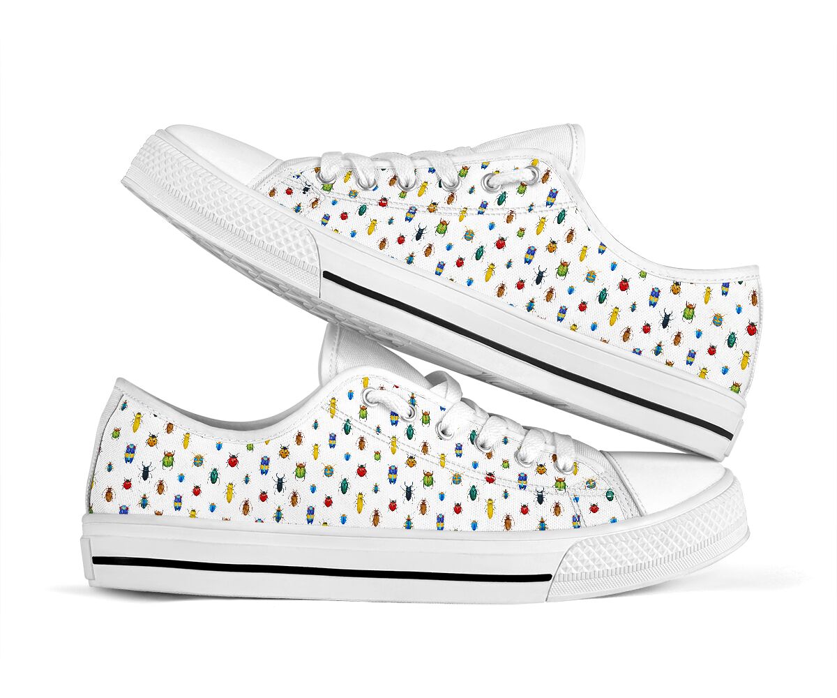Hand Drawn Bug Low Top -  Shoes