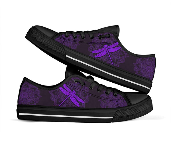 Dragonfly Mandala Low Top  Shoes