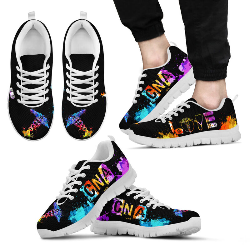 Cna Love Art Sole Black Kd Sneakers, Running Sh- Love Sneakers