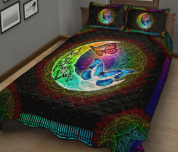 Quilt Bed Set - Butterfly - Rainbow 88 - Love Quilt Bedding Set