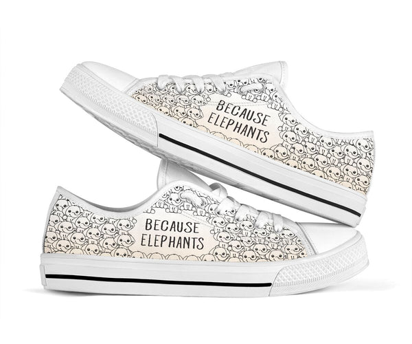 Beacause Elephants Low Top 2 Shoes