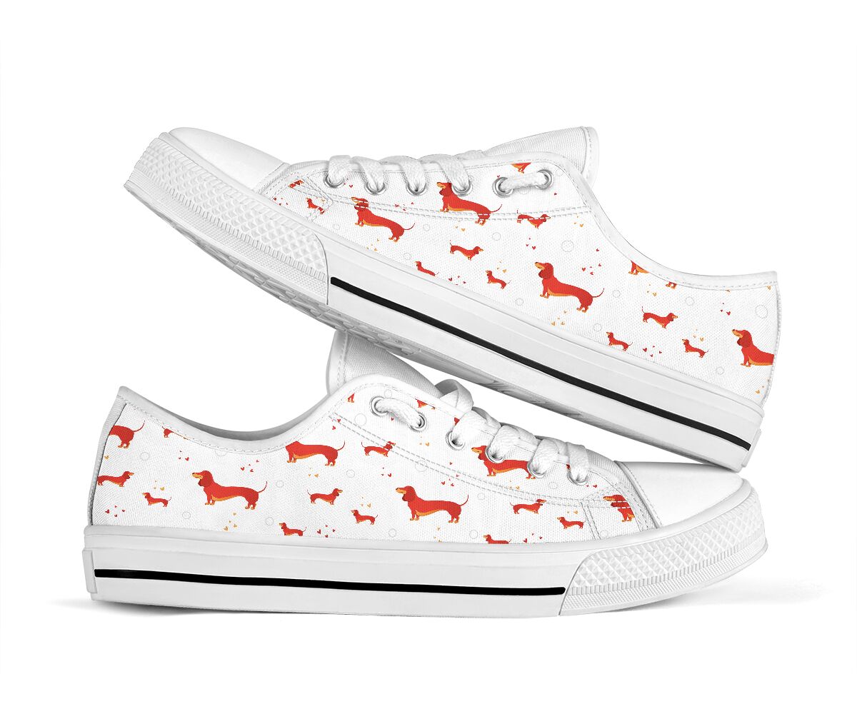 Dachshund Low Top - Dt01Shoe - Love Love Top Shoes