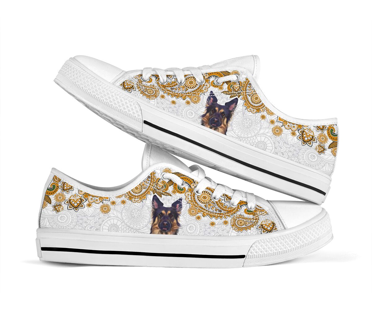 German Shepherd Low Top Shoe - Love Love Top Shoes