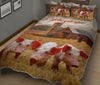 Farmer Pig Field Quilt Bed Set - Love Quilt Bedding Set