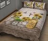 Quilt Bed Set - Hummingbird - Sunflower -today I Choose Joy 78 - Love Quilt Bedding Set