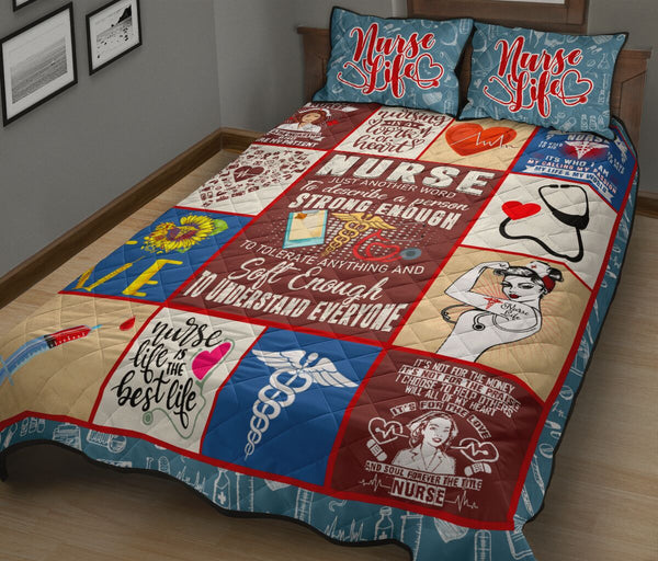 Nurse Life - - Love Quilt Bedding Set