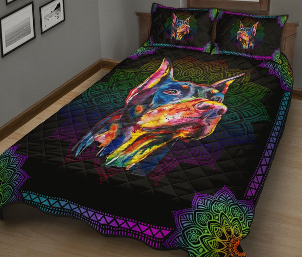 Quilt Bed Set - Dobermann 33 - Love Quilt Bedding Set