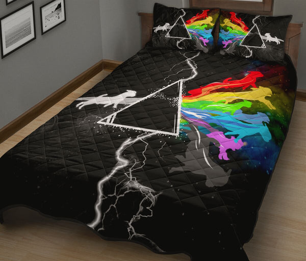 Pug Rainbow - Bed Set - Love Quilt Bedding Set