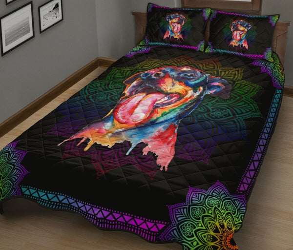 Quilt Bed Set - Rottweiler 52 - Love Quilt Bedding Set