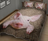 Pig Dry Soil Cracking 3d - Love Quilt Bedding Set