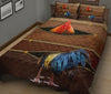 Chicken Farm Zipper Leather Quilt Bed Set - Love Quilt Bedding Set