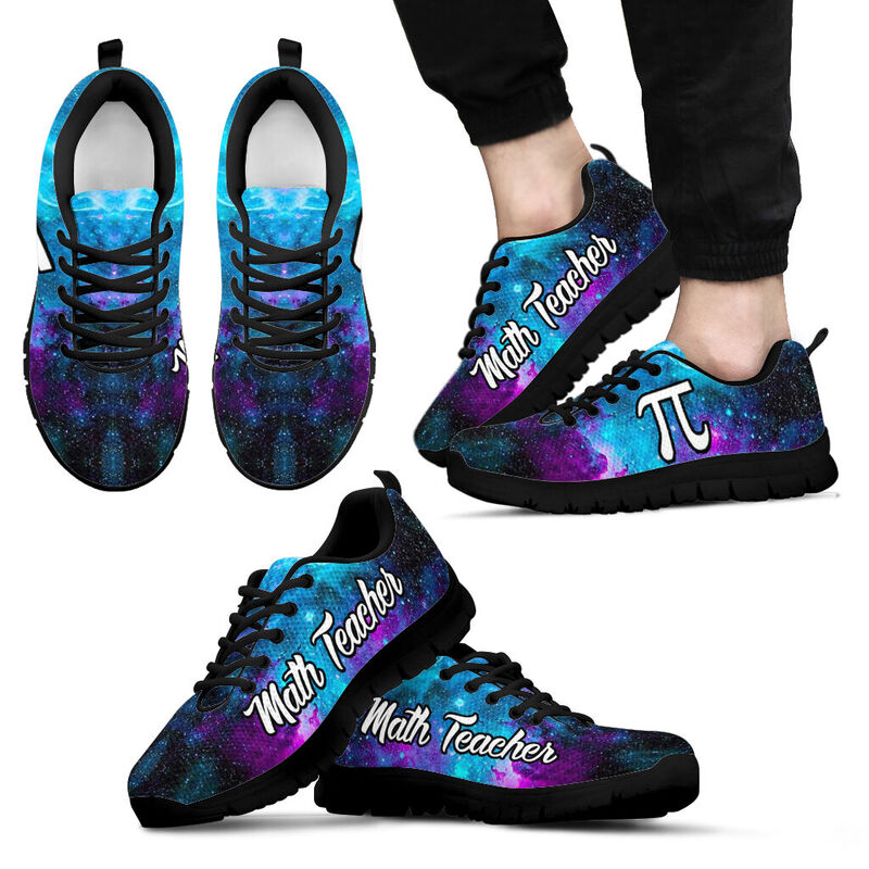 Math Teacher- Galaxy Sneakers, Running Shoes, Shoes For Women, Shoes For Men, Custom Shoes,- Love Sneakers