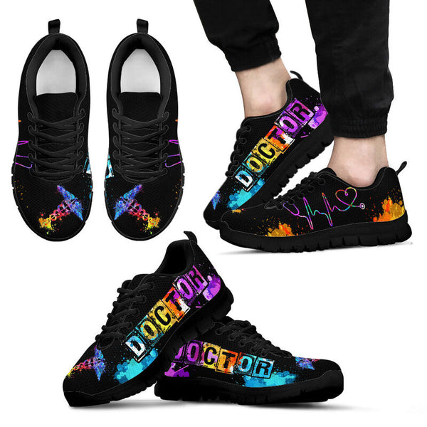 Doctor-art Heartbeat Sneakers, Running Sh- Love Sneakers