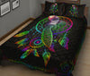 Turtle Mandala Color Quilt Bed Set - Love Quilt Bedding Set