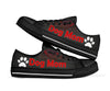 Dog Mom Red - Low Top Shoe - Love Love Top Shoes