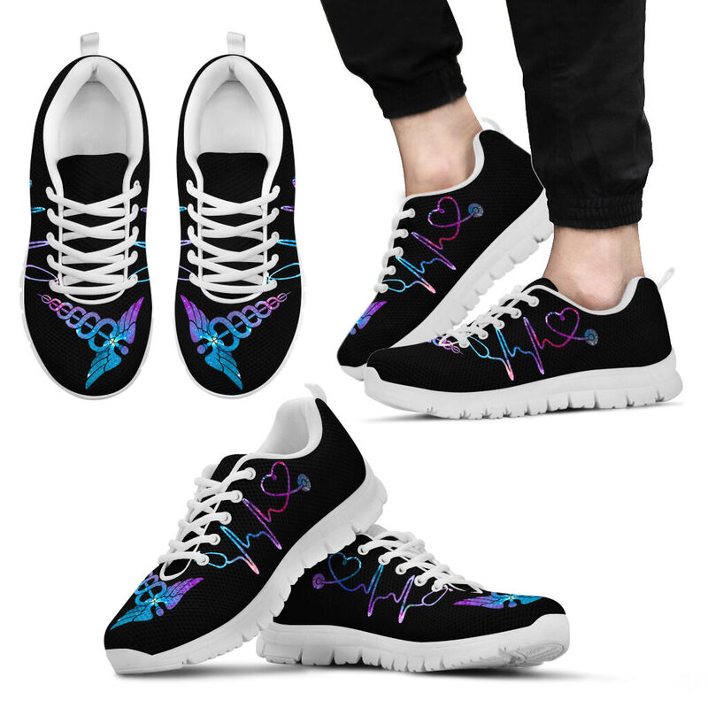 Galaxy Nurse Sneakers, Running Shoes, Shoes For Women, Shoes For Men, Custom Shoes, L- Love Sneakers