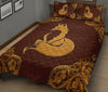 Fox Flying Leather Carving Style Quilt Bed Set - Love Quilt Bedding Set