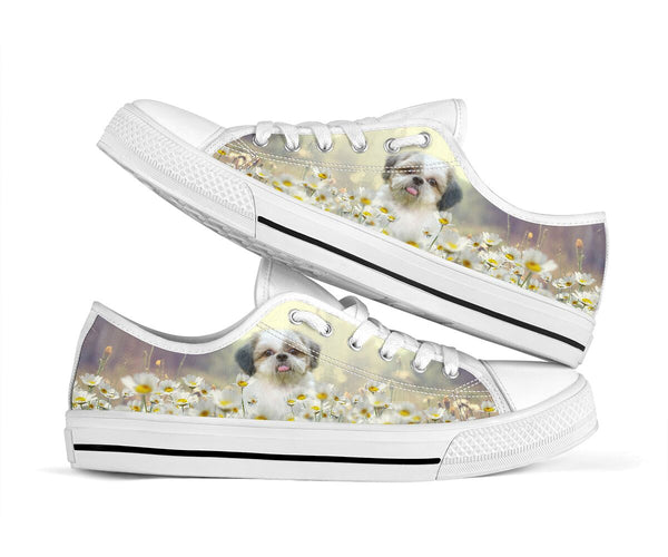 Shih Tzu Daisy - Low Top Shoe - Love Low Top Shoes