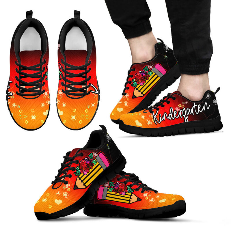 Kindergarten Pencil Flower Bro Sneakers, Runni- Love Sneakers