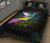 Humingbird Color Mandala Style Art Quilt Bed Set - Love Quilt Bedding Set