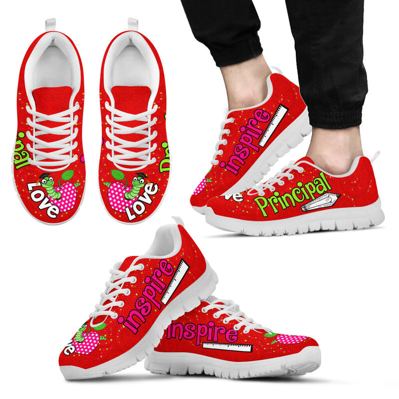 Principal Love Inspire- Red Sneakers, Runni- Love Sneakers