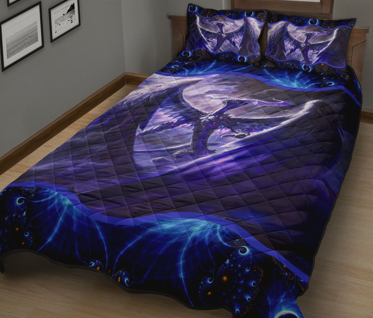 Dragon Wing Quilt Bed Set - Love Quilt Bedding Set